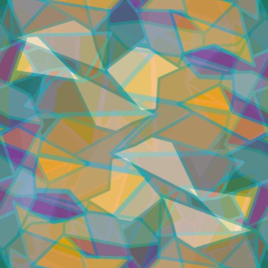 soyut geometrik renkli Dikişsiz desen vektör çizim