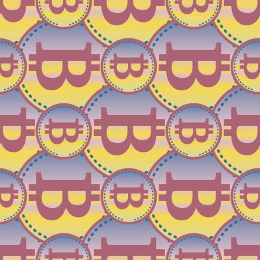 bitcoins parlak parlak pahalı sikkeleri ile Seamless modeli 