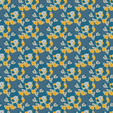 soyut geometrik renkli Dikişsiz desen arka plan için vektör çizim