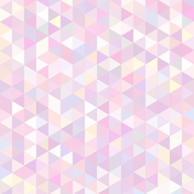 Sorunsuz üçgenler desen. Arka plan ile renkli geometrik şekiller. Vektör