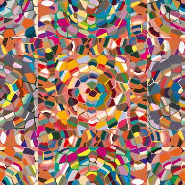 soyut renkli mozaik seamless modeli