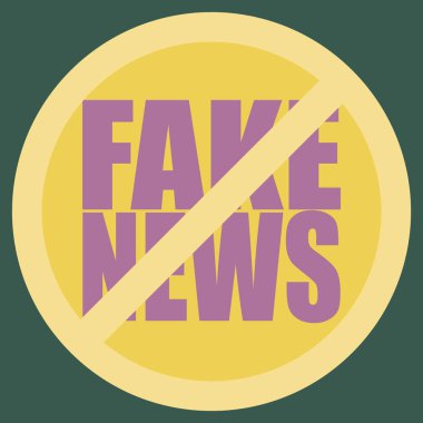 Logo sahte haberlerle kavramsal seamless modeli. İnsanlığın küresel sorunlar. Vektör çizim