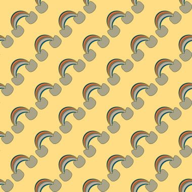 Gökkuşağı seamless modeli. Gökkuşağı Dizayn Tekstil, iç tasarım, keten, vb için. Şirin soyut çocuklar arka plan.