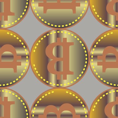 bitcoins parlak parlak pahalı sikkeleri ile Seamless modeli 
