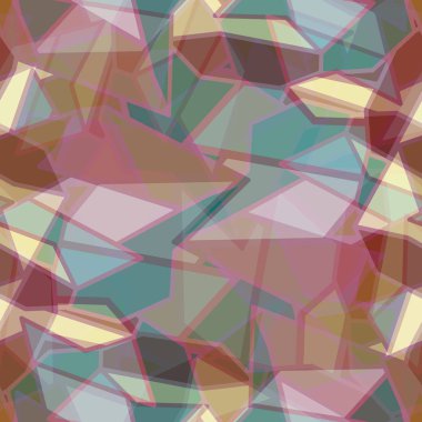 soyut geometrik renkli Dikişsiz desen vektör çizim