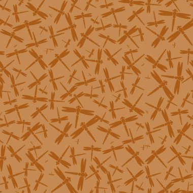 Dekoratif renkli seamless modeli ile şirin yusufçuk