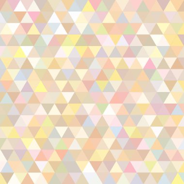 Sorunsuz üçgenler desen. Arka plan ile renkli geometrik şekiller. Vektör