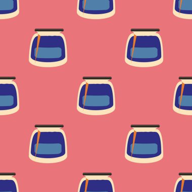 Zentangle arka plan çok renkli kaos seamless modeli örgü