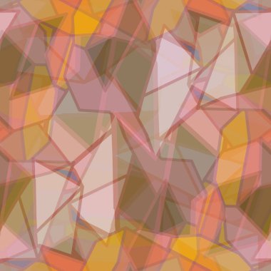 soyut geometrik renkli Dikişsiz desen vektör çizim