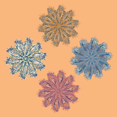 Stil zentangle yeni simetrik mandala doodle ile sanat esin kaynağı oldu. Duvar kağıdı, desen dolgularını, web sayfaları, yüzey dokuları için dekoratif nesne-ebilmek var olmak kullanılmış.