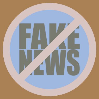 Logo sahte haberlerle kavramsal seamless modeli. İnsanlığın küresel sorunlar. Vektör çizim