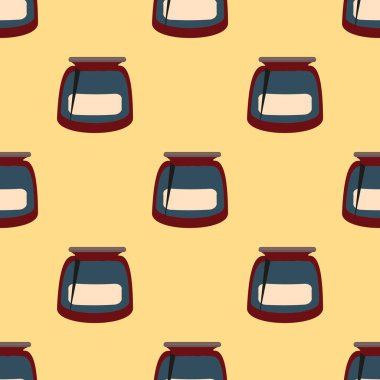 Zentangle arka plan çok renkli kaos seamless modeli örgü