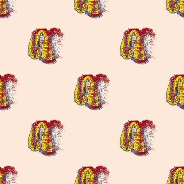 Suluboya soyut lekesi seamless modeli