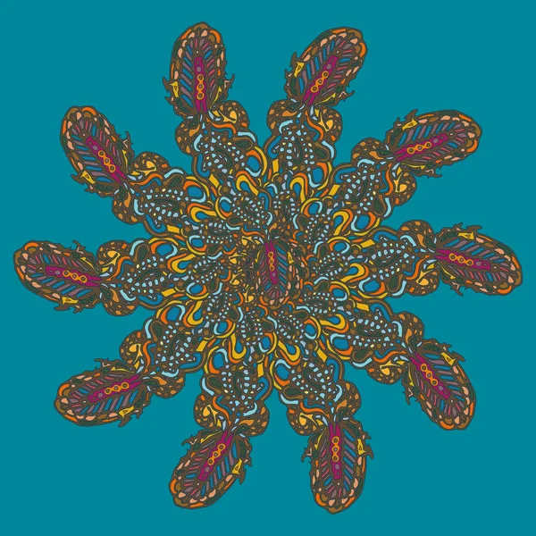 Stil zentangle yeni simetrik mandala doodle ile sanat esin kaynağı oldu. Duvar kağıdı, desen dolgularını, web sayfaları, yüzey dokuları için dekoratif nesne-ebilmek var olmak kullanılmış.