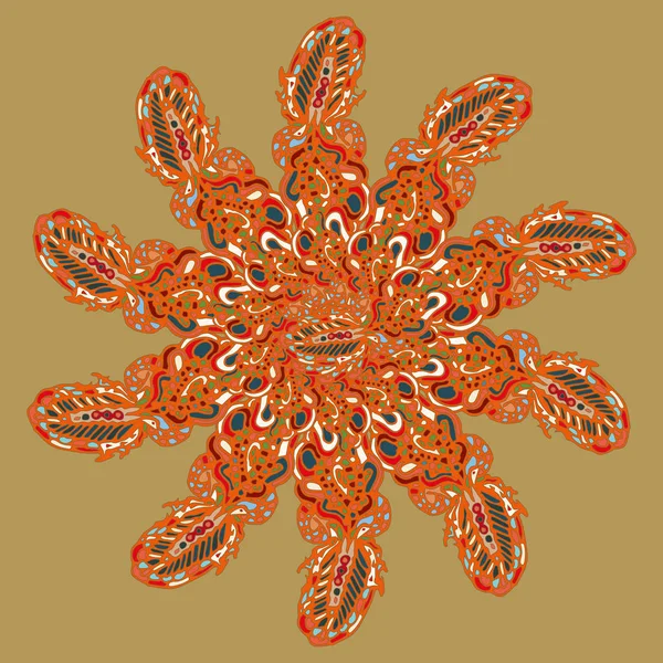 Stil zentangle yeni simetrik mandala doodle ile sanat esin kaynağı oldu. Duvar kağıdı, desen dolgularını, web sayfaları, yüzey dokuları için dekoratif nesne-ebilmek var olmak kullanılmış.