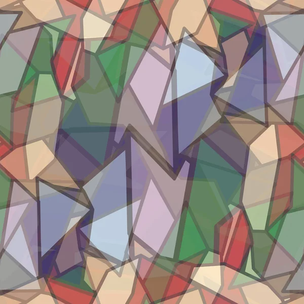 다채로운 기하학적 패턴의 일러스트 — 스톡 벡터