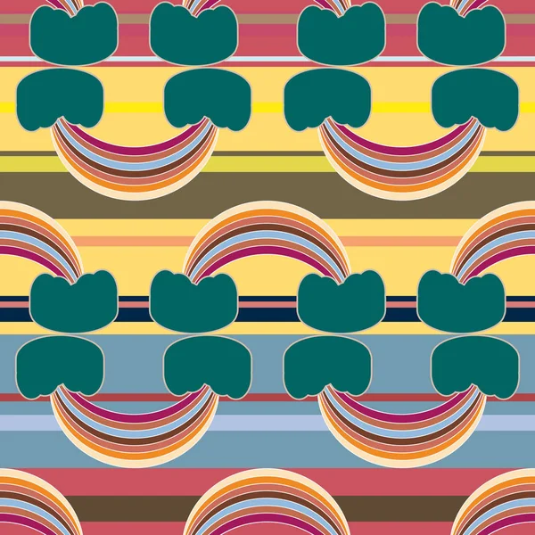 Gökkuşağı seamless modeli. Gökkuşağı Dizayn Tekstil, iç tasarım, keten, vb için. Şirin soyut çocuklar arka plan.