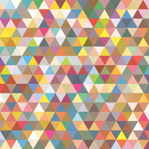 Sorunsuz üçgenler desen. Arka plan ile renkli geometrik şekiller. Vektör