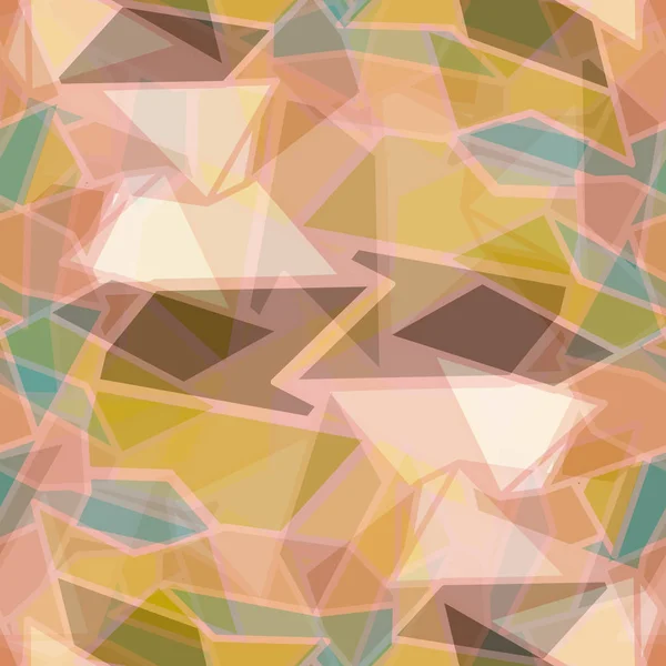 Vektorillustration Abstrakter Geometrischer Farbenfroher Nahtloser Muster — Stockvektor