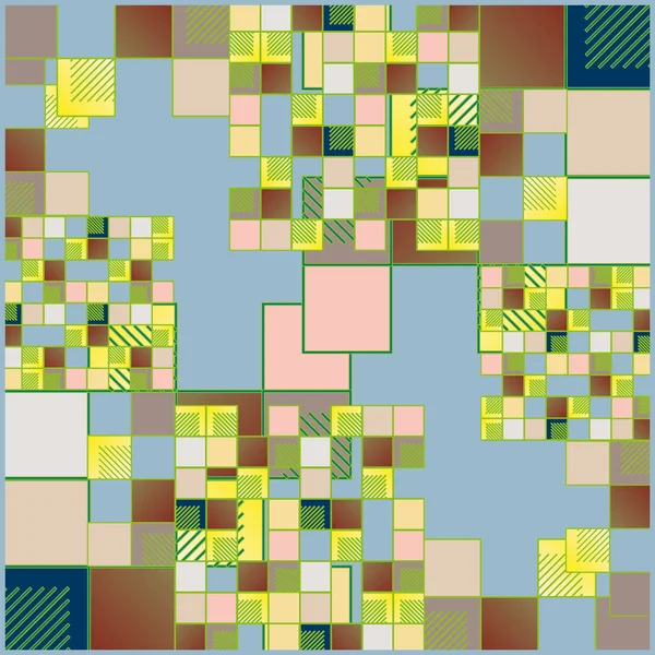 Abstrakcyjny Geometryczny Bezszwowy Wzór Geometryczny — Wektor stockowy