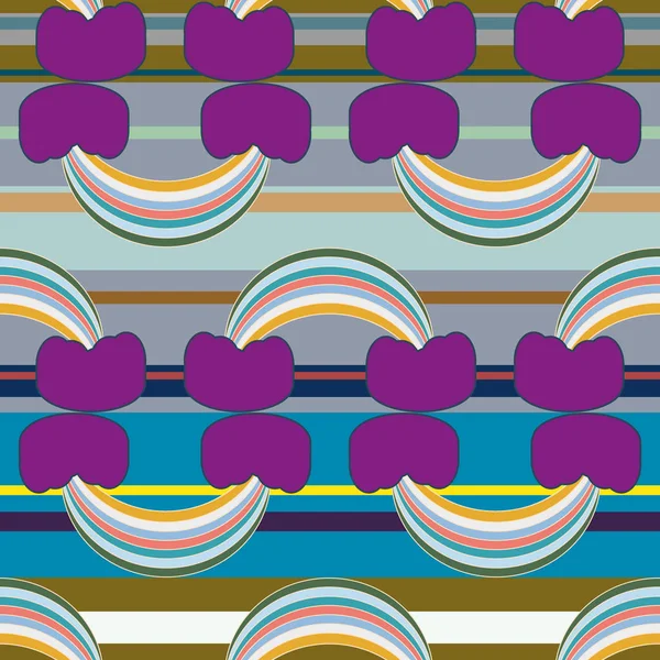 Gökkuşağı seamless modeli. Gökkuşağı Dizayn Tekstil, iç tasarım, keten, vb için. Şirin soyut çocuklar arka plan.