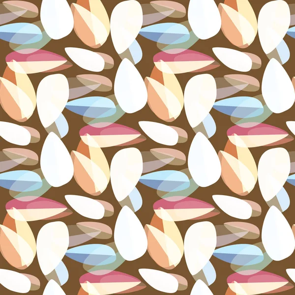 Parlak arka plan, Dikişsiz desen çok renkli yapraklarda