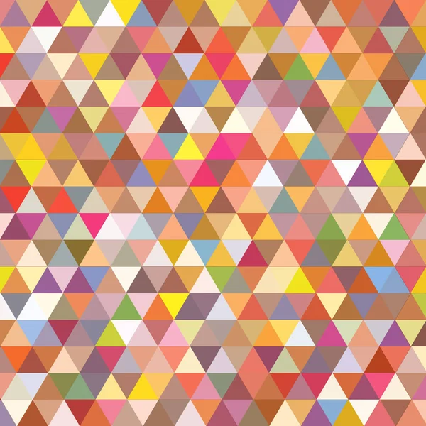 Sorunsuz üçgenler desen. Arka plan ile renkli geometrik şekiller. Vektör