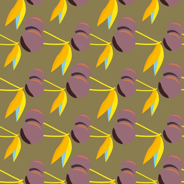 Kiraz için arka plan ile renkli seamless modeli. 