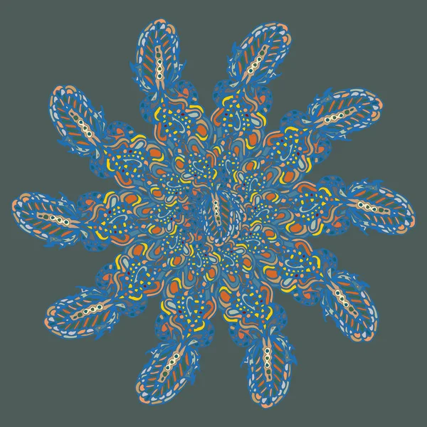 Stil zentangle yeni simetrik mandala doodle ile sanat esin kaynağı oldu. Duvar kağıdı, desen dolgularını, web sayfaları, yüzey dokuları için dekoratif nesne-ebilmek var olmak kullanılmış.