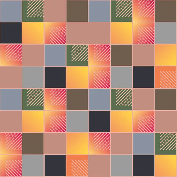 soyut geometrik renkli seamless modeli. vektör çizim