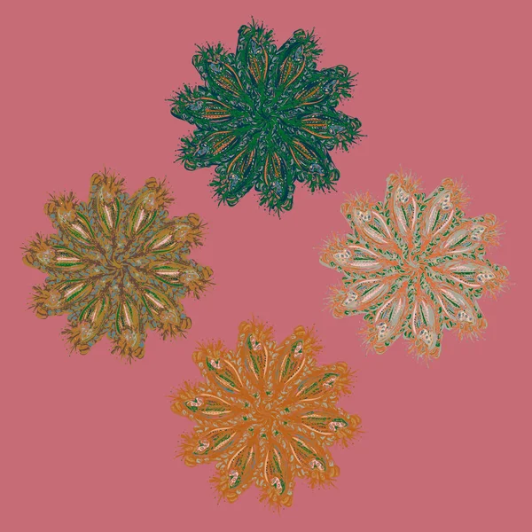 Stil zentangle yeni simetrik mandala doodle ile sanat esin kaynağı oldu. Duvar kağıdı, desen dolgularını, web sayfaları, yüzey dokuları için dekoratif nesne-ebilmek var olmak kullanılmış.