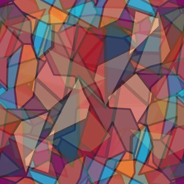 soyut geometrik renkli Dikişsiz desen vektör çizim
