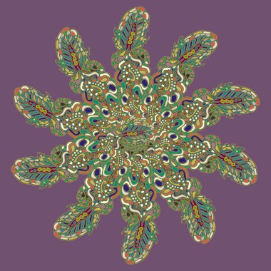 Stil zentangle yeni simetrik mandala doodle ile sanat esin kaynağı oldu. Duvar kağıdı, desen dolgularını, web sayfaları, yüzey dokuları için dekoratif nesne-ebilmek var olmak kullanılmış.