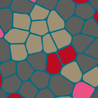 soyut renkli mozaik seamless modeli