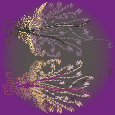 Yeni tasarım çalışmaları için el yapımı doodle ile soyut desen