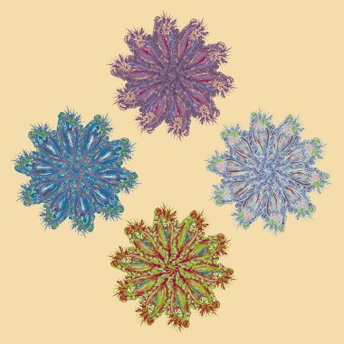 Stil zentangle yeni simetrik mandala doodle ile sanat esin kaynağı oldu. Duvar kağıdı, desen dolgularını, web sayfaları, yüzey dokuları için dekoratif nesne-ebilmek var olmak kullanılmış.