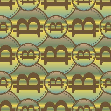 bitcoins parlak parlak pahalı sikkeleri ile Seamless modeli 