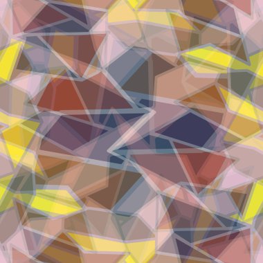 soyut geometrik renkli Dikişsiz desen vektör çizim