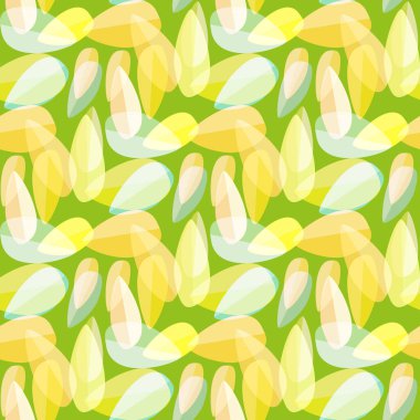 Parlak arka plan, Dikişsiz desen çok renkli yapraklarda