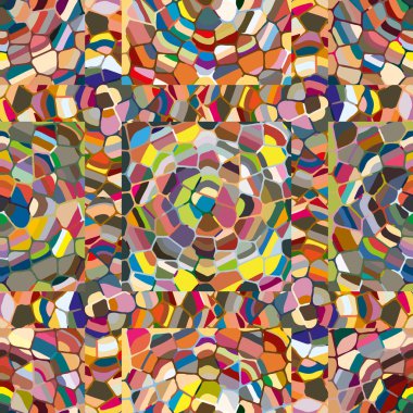 soyut renkli mozaik seamless modeli