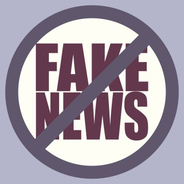 Logo sahte haberlerle kavramsal seamless modeli. İnsanlığın küresel sorunlar. Vektör çizim