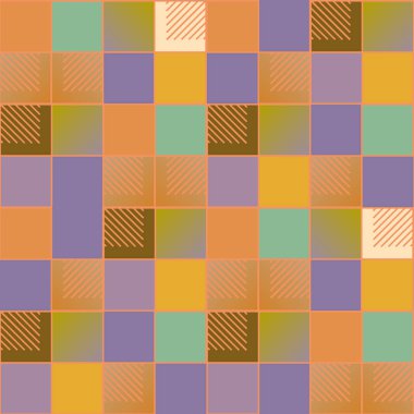 soyut geometrik renkli seamless modeli. vektör çizim