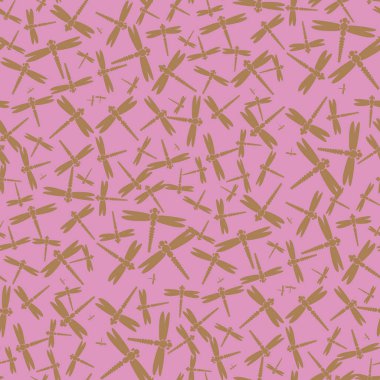 Dekoratif renkli seamless modeli ile şirin yusufçuk