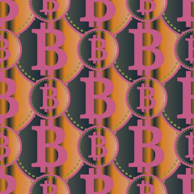 bitcoins parlak parlak pahalı sikkeleri ile Seamless modeli 