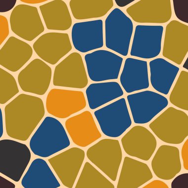 soyut renkli mozaik seamless modeli