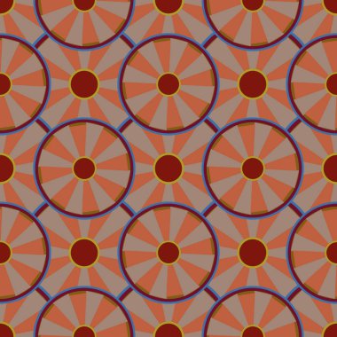 soyut geometrik renk desenli vektör çizimi