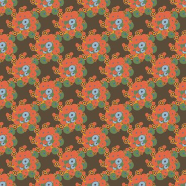 soyut geometrik renkli Dikişsiz desen arka plan için vektör çizim