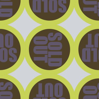 Dikişsiz desen, vektör çizim sattı