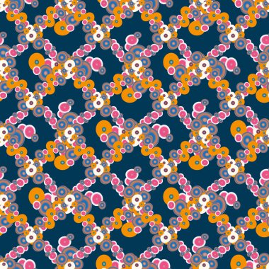 soyut geometrik renkli Dikişsiz desen arka plan için vektör çizim