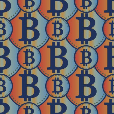 bitcoins parlak parlak pahalı sikkeleri ile Seamless modeli 